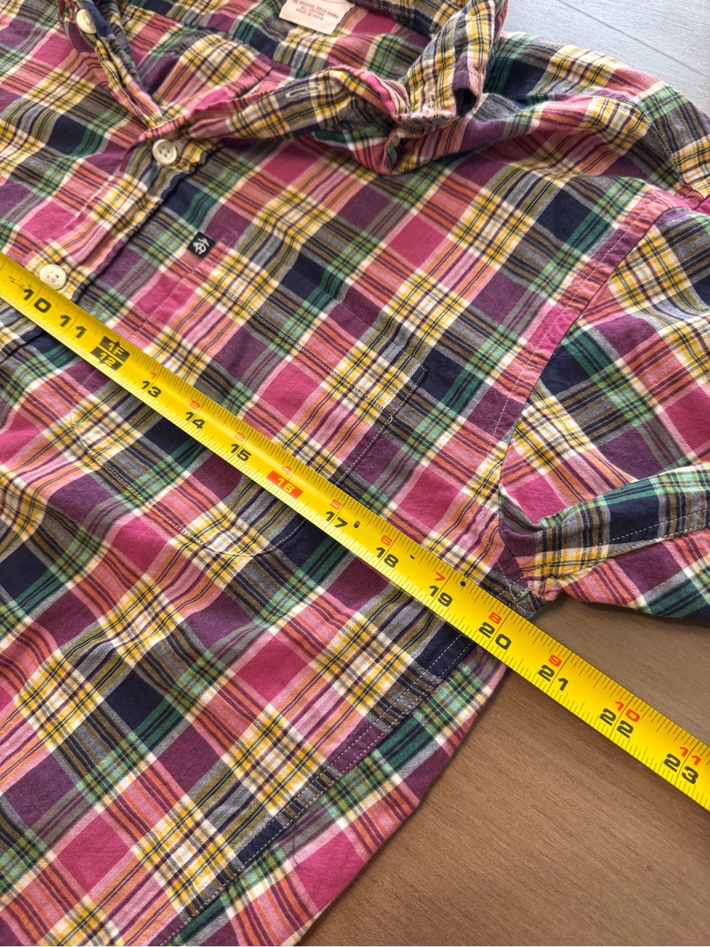 Brooks Brothers 346 Mens Small Multicolor Plaid Button Down Long Sleeve Shirt S - Picture 8 of 8